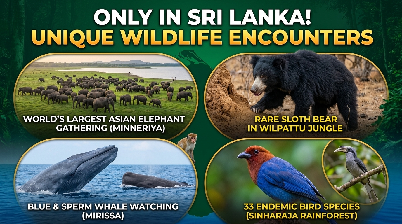 What Wildlife Experiences Can You Only Have in Sri Lanka?